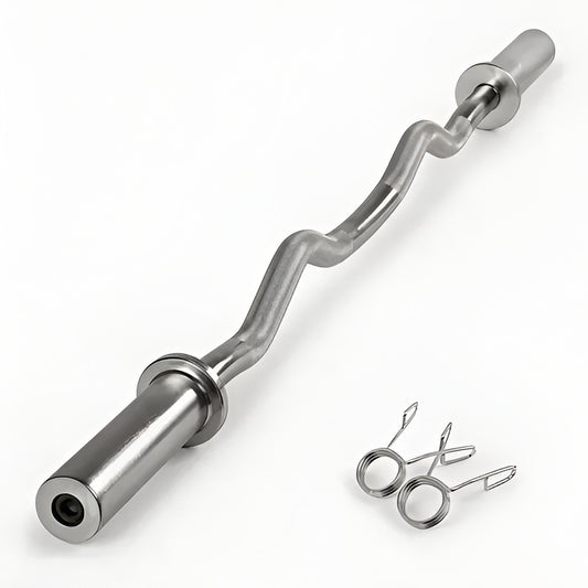 Barra Z Curl Acero 1.2m * 50mm 400LBS / 181Kg Max